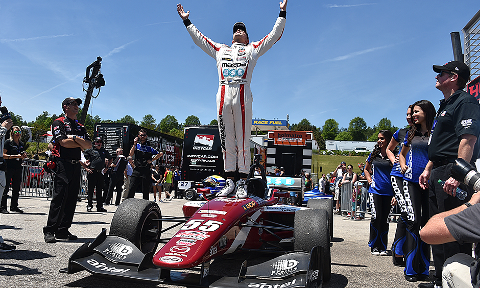 Urrutia becomes fifth Indy Lights winner in as many 2016 races