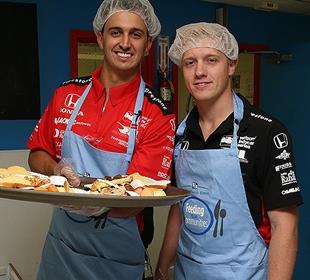 Notes: Rahal, Pigot make special lunch delivery to youngsters