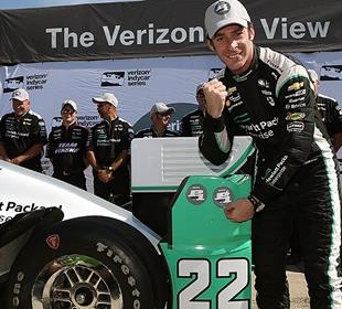 Pagenaud back up front as pole winner for Chevrolet Dual in Detroit Race 1