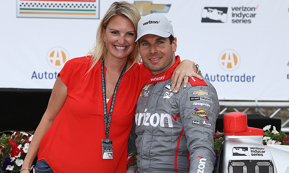 Will Power and his wife Liz