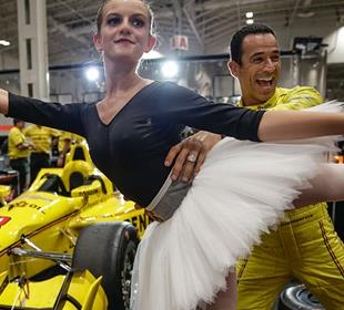 Castroneves shows he's still on 'point' in dancing