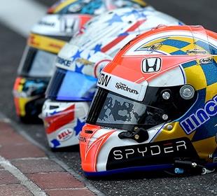 INDYCAR drivers take their helmet designs personally