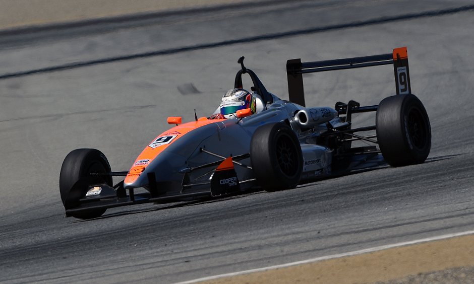 Franzoni remains fast at Mazda Raceway, earns Race 1 pole