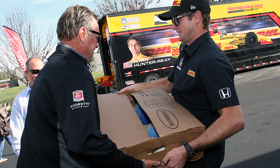Andretti Autosport and Butterball pair up again for local turkey donation