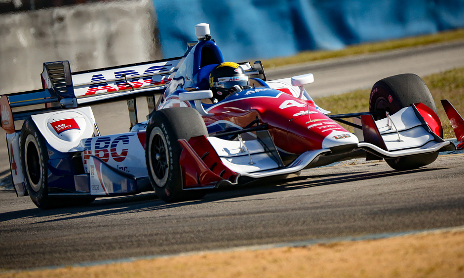 Newlook AJ Foyt Racing team takes to track for first time