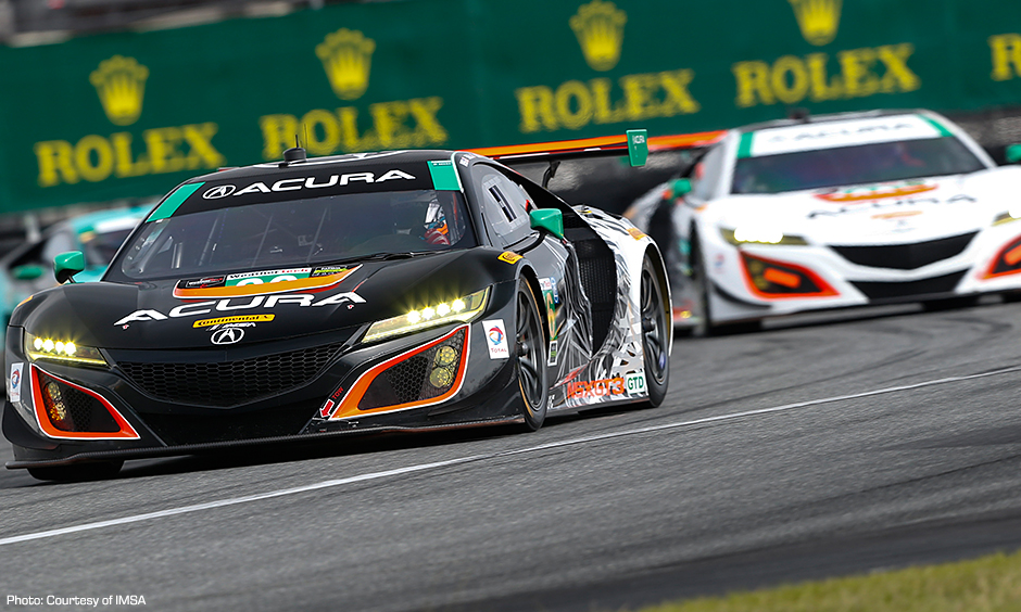 Acura NSX showing in Rolex 24 pleases Honda Hunter Reay Rahal