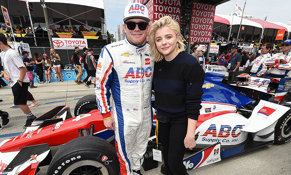 Conor Daly and Chloe Grace Moritz