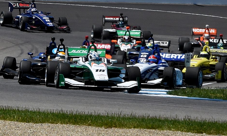 Veteran leads slew of newcomers at Indy Lights season midpoint