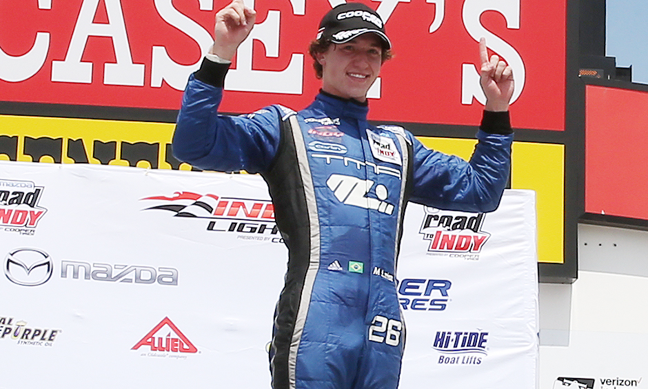MRTI Iowa notes: Leist charges to third Indy Lights win