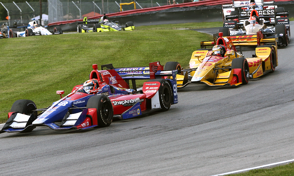 Alexander Rossi and Ryan Hunter-Reay