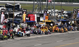 Thumbnail for INDYCAR adds competition to Gateway pit stop practice