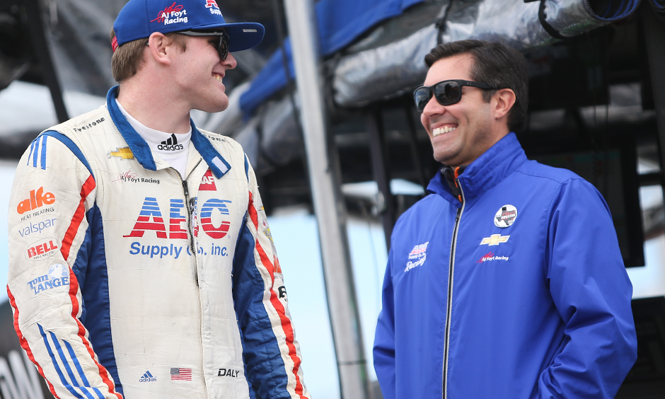 Conor Daly and Larry Foyt