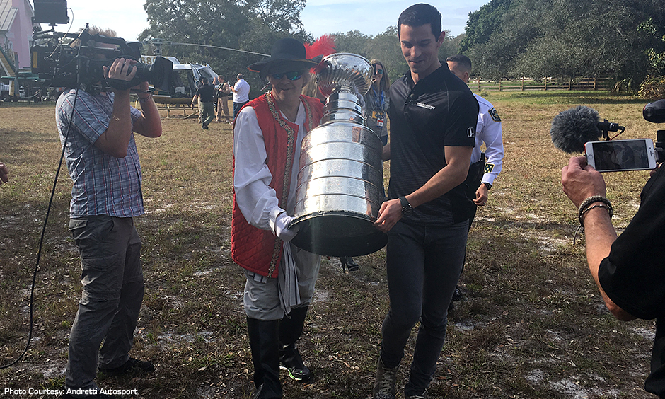 Rossi learns more about hockey, Stanley Cup at NHL All-Star weekend