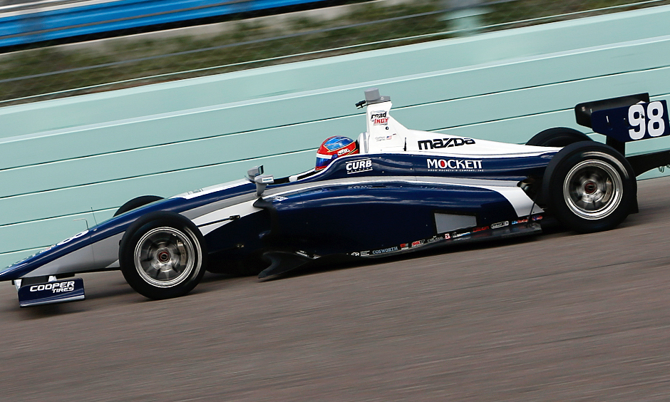 Now experienced in Indy Lights, Herta gets quickly up to speed