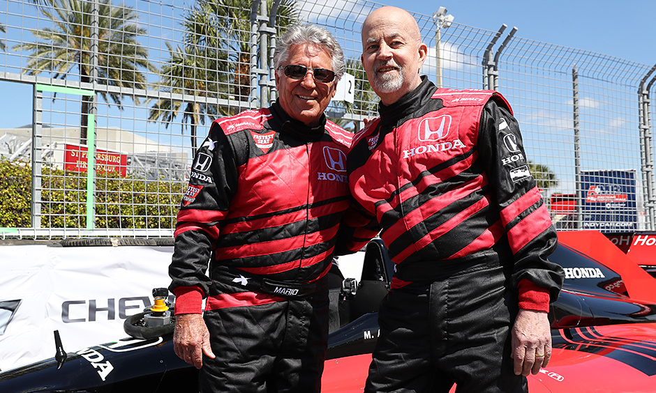 Mario Andretti and Kenneth Acton
