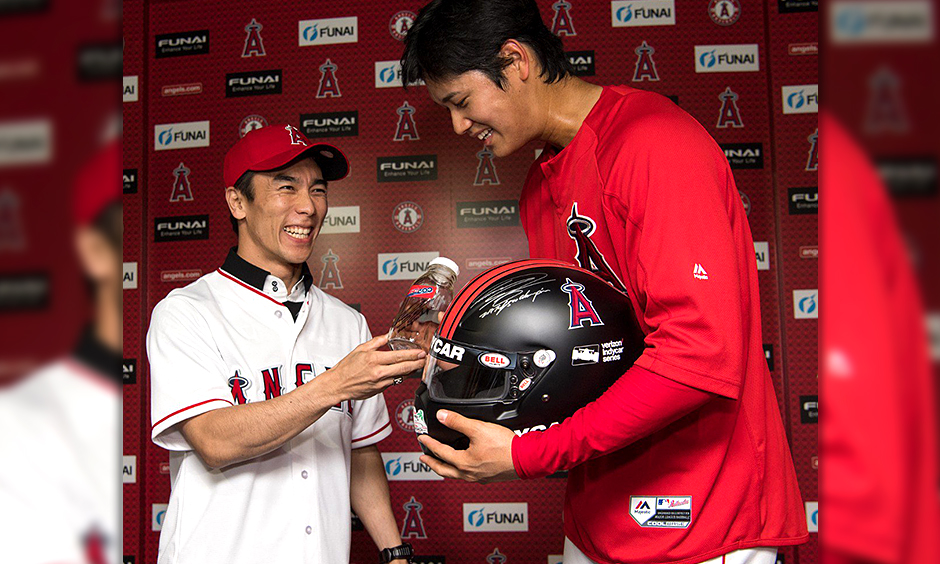 California Angels Baseball Helmet From Angels Stadium Chips Helmet