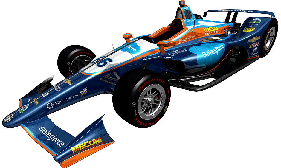 JR Hildebrand's car for the 102nd Indy 500