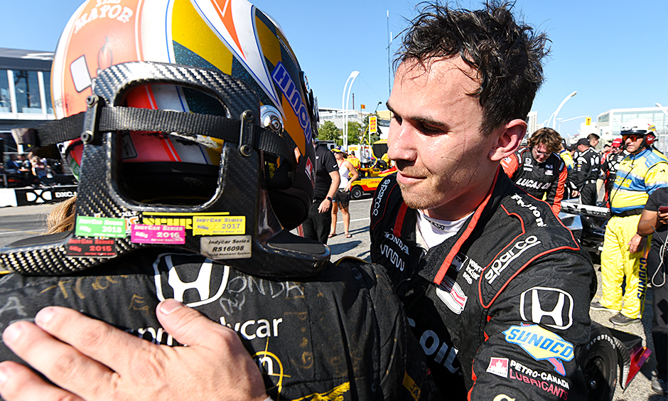 James Hinchcliffe and Robert Wickens
