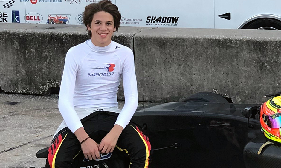 Barrichello's son to race in USF2000 in 2019