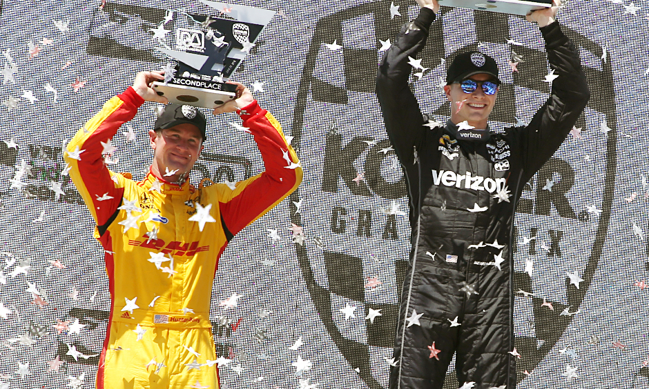 Hunter-Reay, Newgarden form Team USA for Race Of Champions