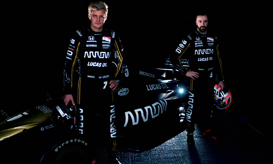 Marcus Ericsson and James Hinchcliffe