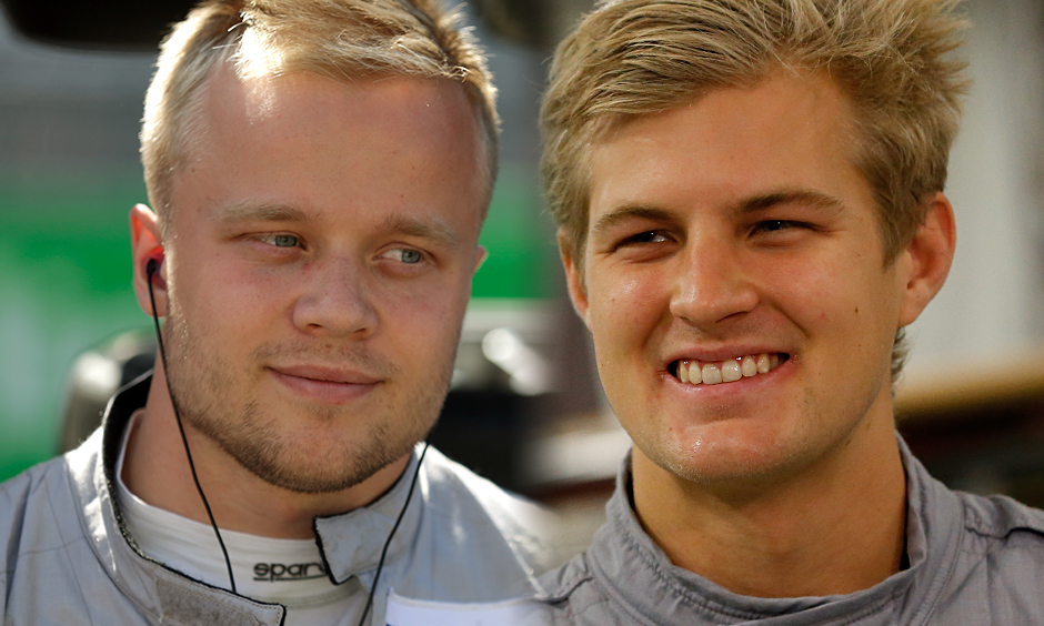 Felix Rosenqvist and Marcus Ericsson