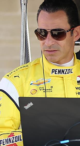 who does helio castroneves drive for