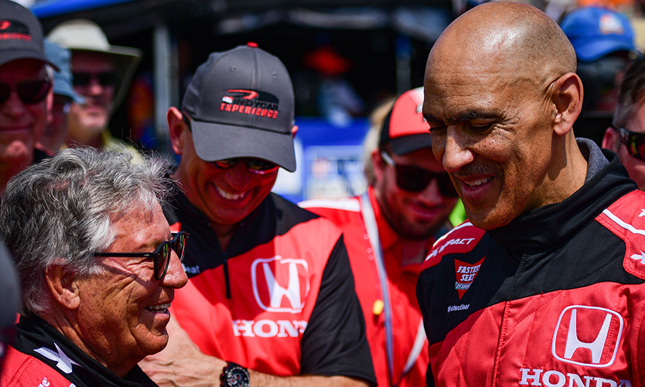 Mario Andretti and Tony Dungy