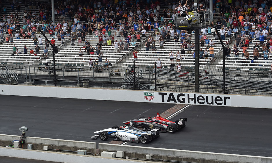 Askew Wins Latest Thrilling Freedom 100 Indy Lights Race