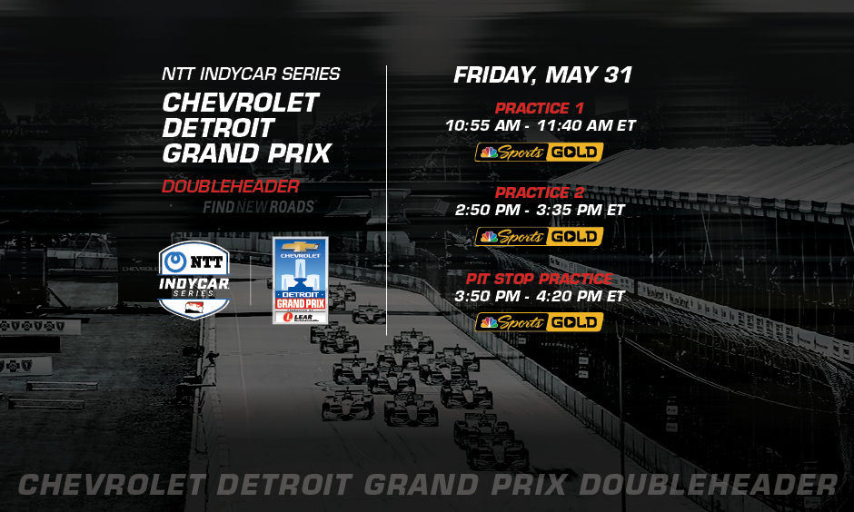 Chevrolet Detroit GP practice livestream