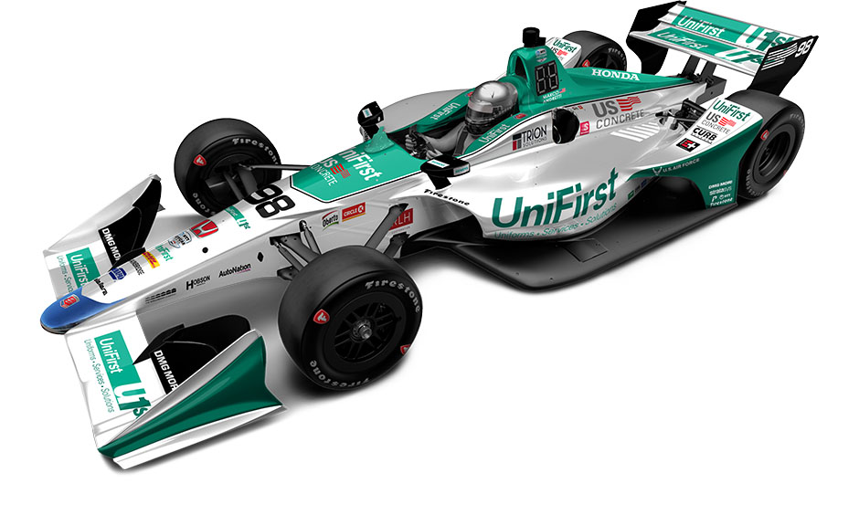 Marco Andretti's UniFirst car