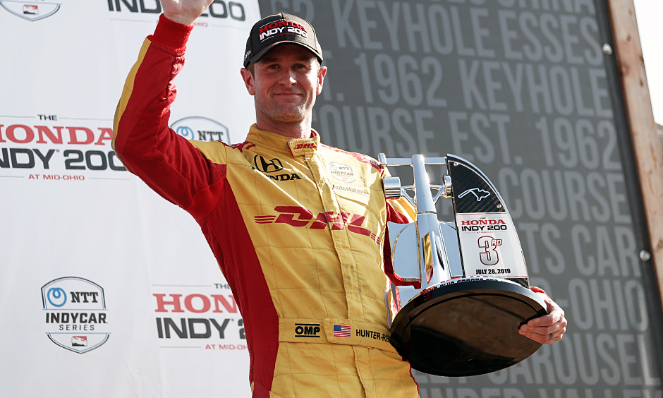 With speed in hand, Hunter-Reay happy with Mid-Ohio podium