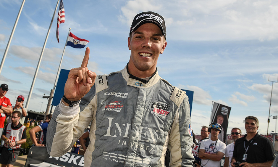 Road to Indy: Askew wins Gateway, extends Lights lead