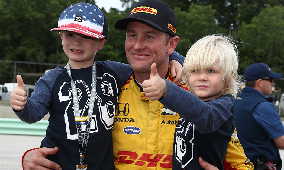 Fast Father: Hunter-Reay says sons 'are the priority' in life
