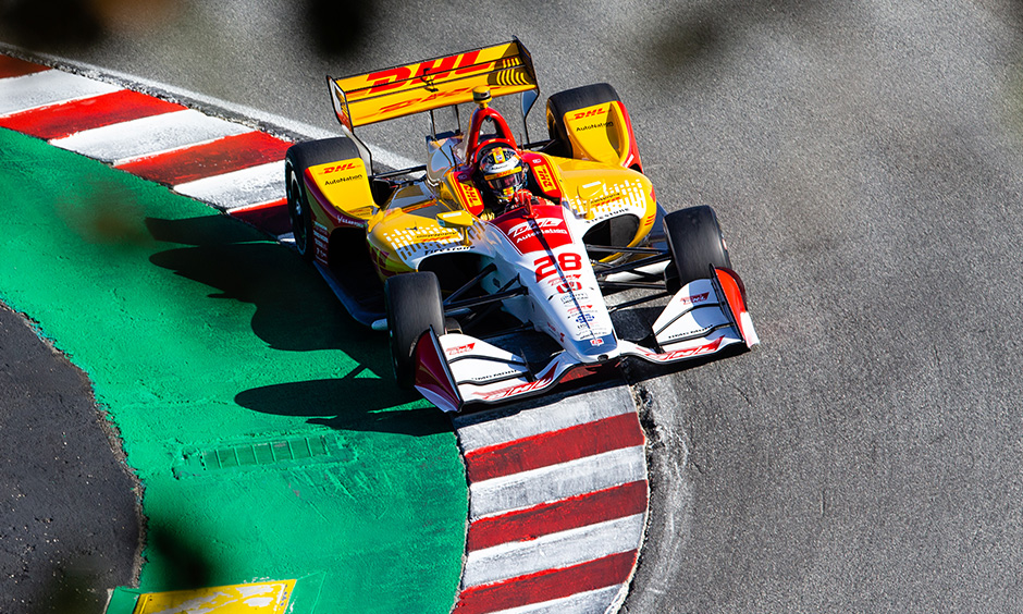 Watch Ryan Hunter-Reay's charge from last to 10th at Monterey