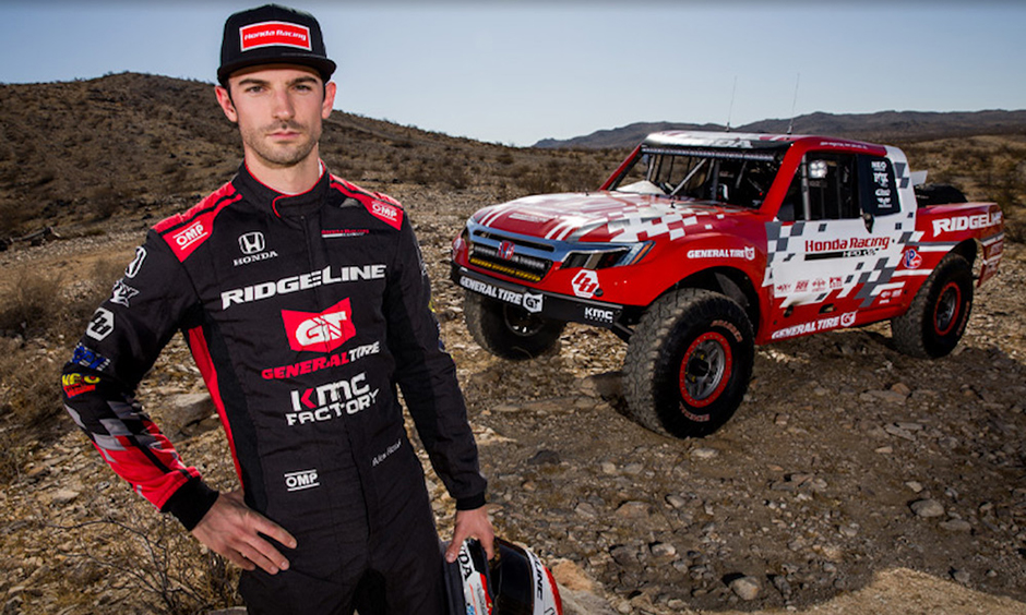 Alexander Rossi is back at the Baja 1000 this weekend.