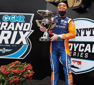 Dixon Runs Away from Field for Breakthrough Victory on IMS Road Course in GMR Grand Prix