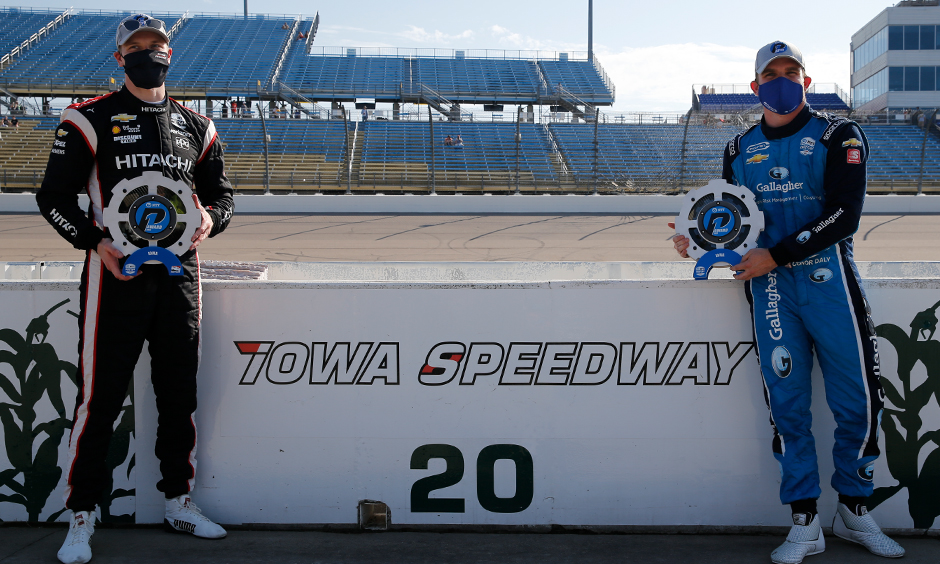 Conor Daly and Josef Newgarden