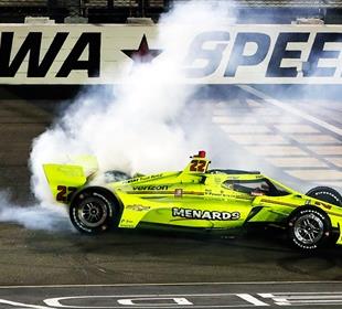 Pagenaud Drives from Last to First, Holds Off Dixon for Stirring Iowa Victory