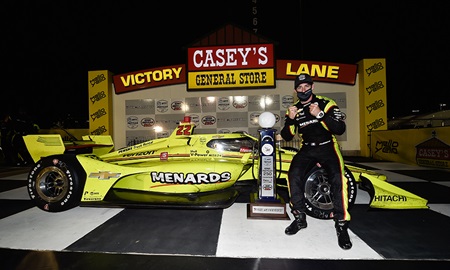 thumbnail for Calculated Roll of Dice Helps Pagenaud Hit Last-to-First Jackpot at Iowa