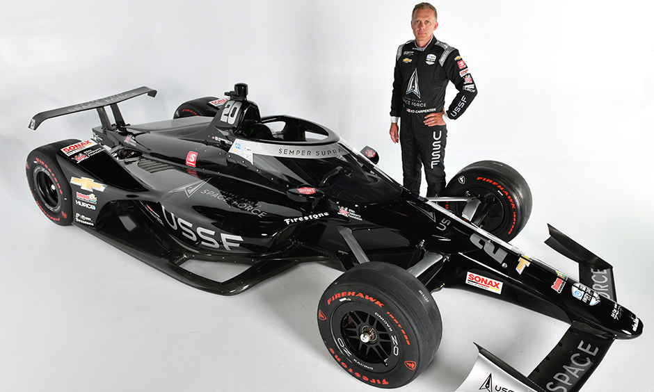 U.S. Space Force Joins Carpenter for Indy 500