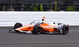 Thumbnail for Hinchcliffe Leads Strong Opening Day for Andretti Autosport at Indy