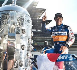 Sato celebrates second ‘500’ win with family here and there