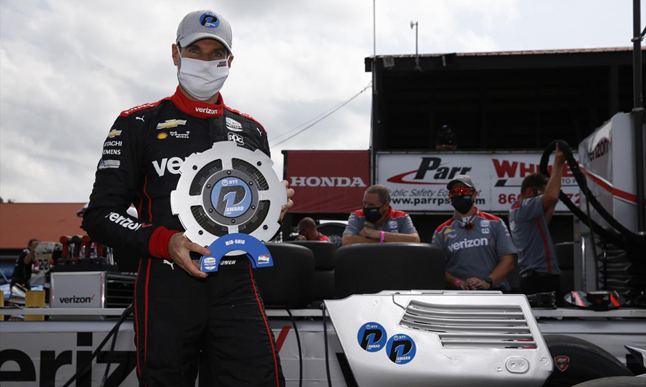 Will Power with the NTT P1 Award