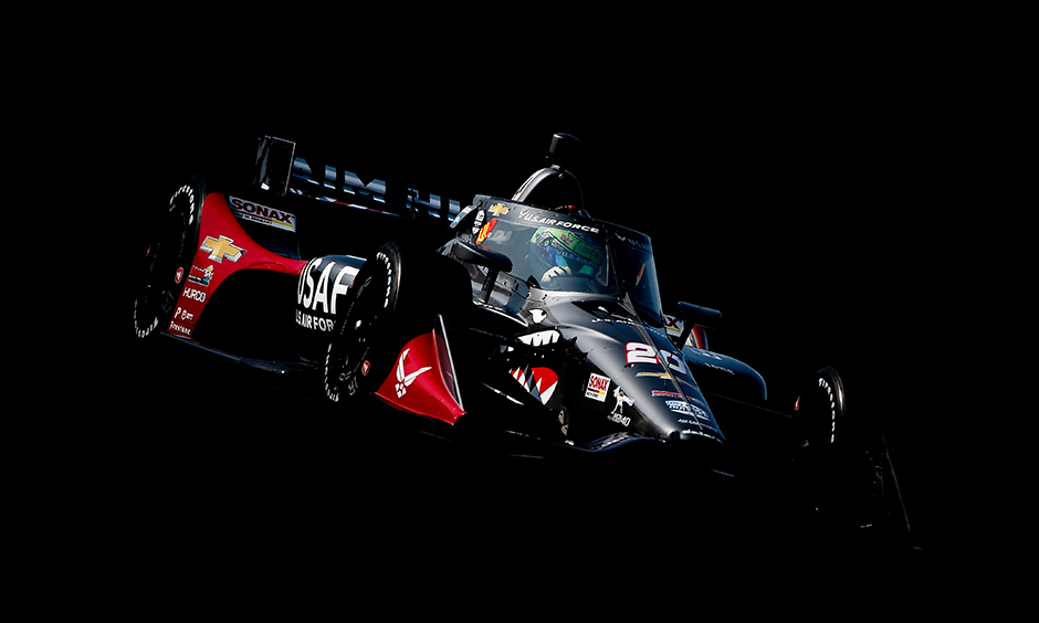 Conor Daly on track