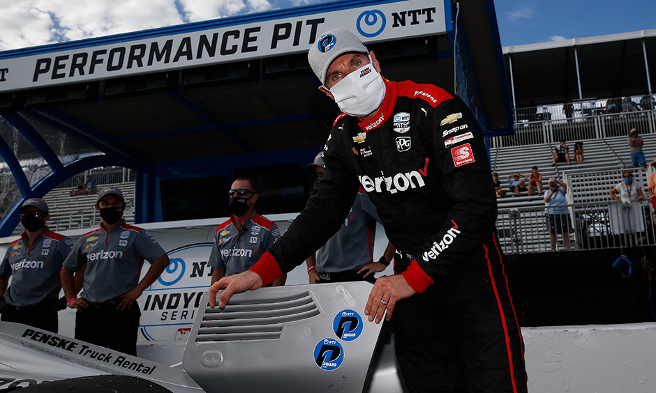 Will Power with the NTT P1 Award