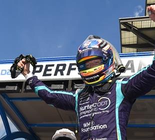 Grosjean Wins NTT P1 Award for GMR Grand Prix Pole