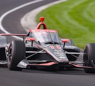 Power Paces Opening Practice in Heavy Traffic at Indy