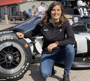 Female Driver Calderón To Test July 6 for AJ Foyt Racing