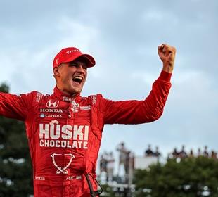 Ericsson Drives to Improbable Win in Ganassi 1-2 at Nashville